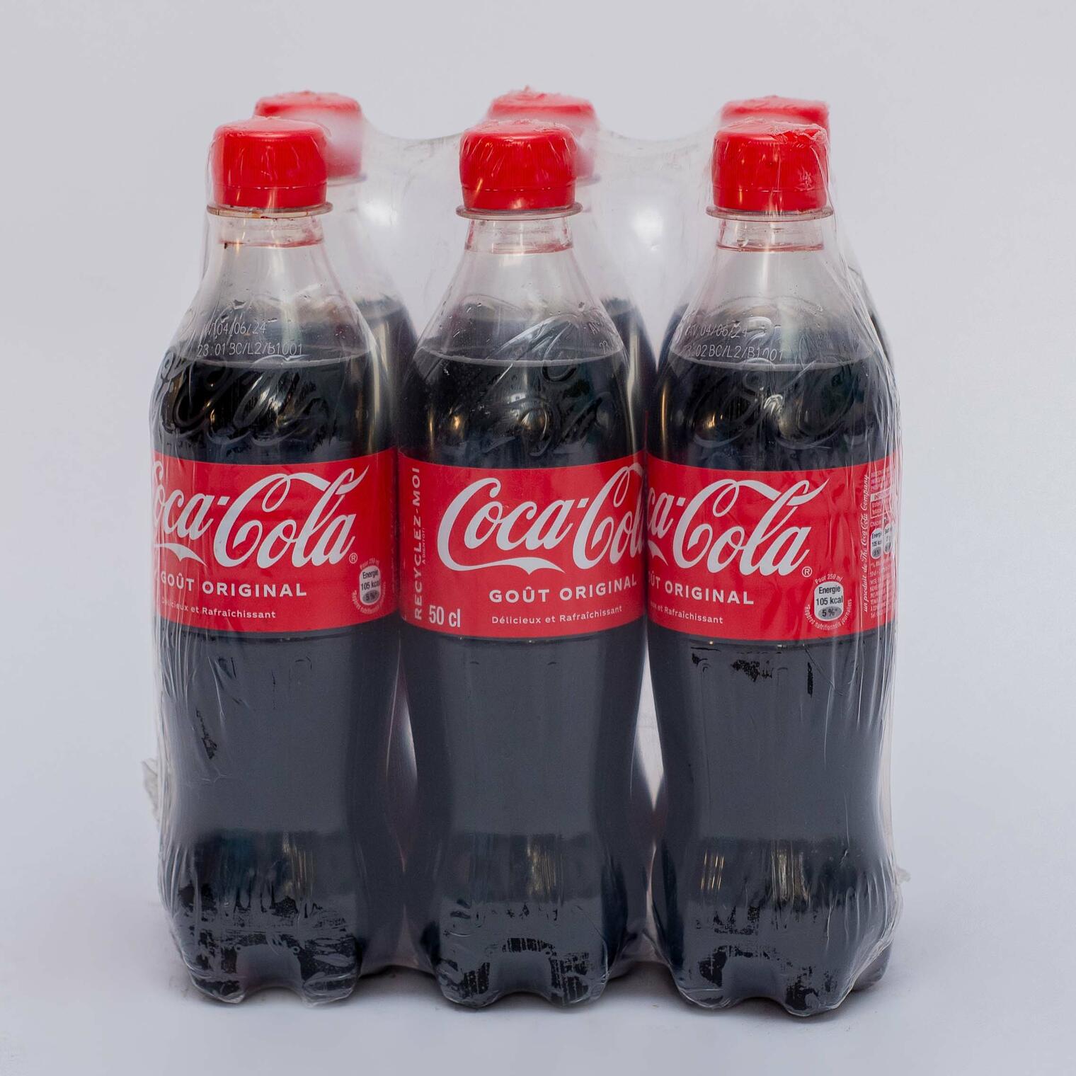 PACK COCA-COLA PLASTIQUE DONGACO 50CL X6 | Comercoo